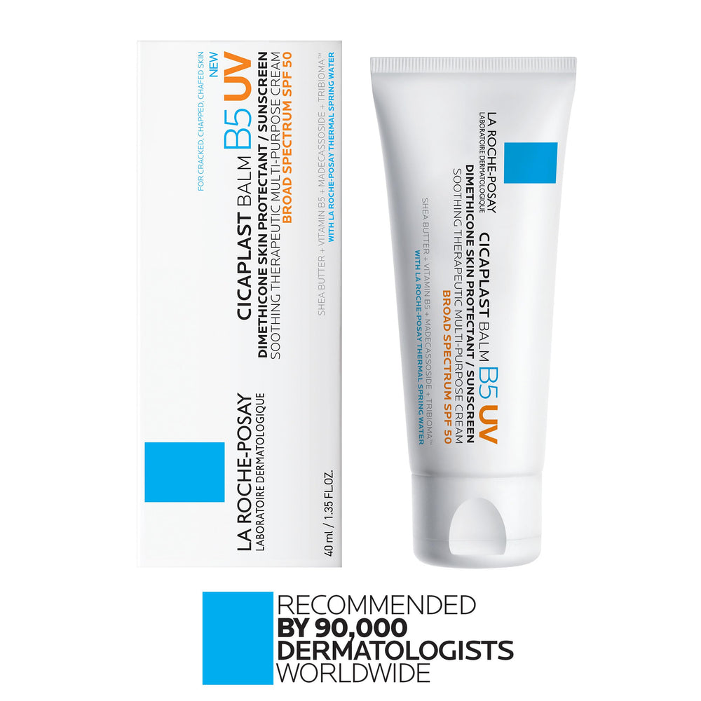 Wind and cold protection with La Roche-Posay Balm B5.