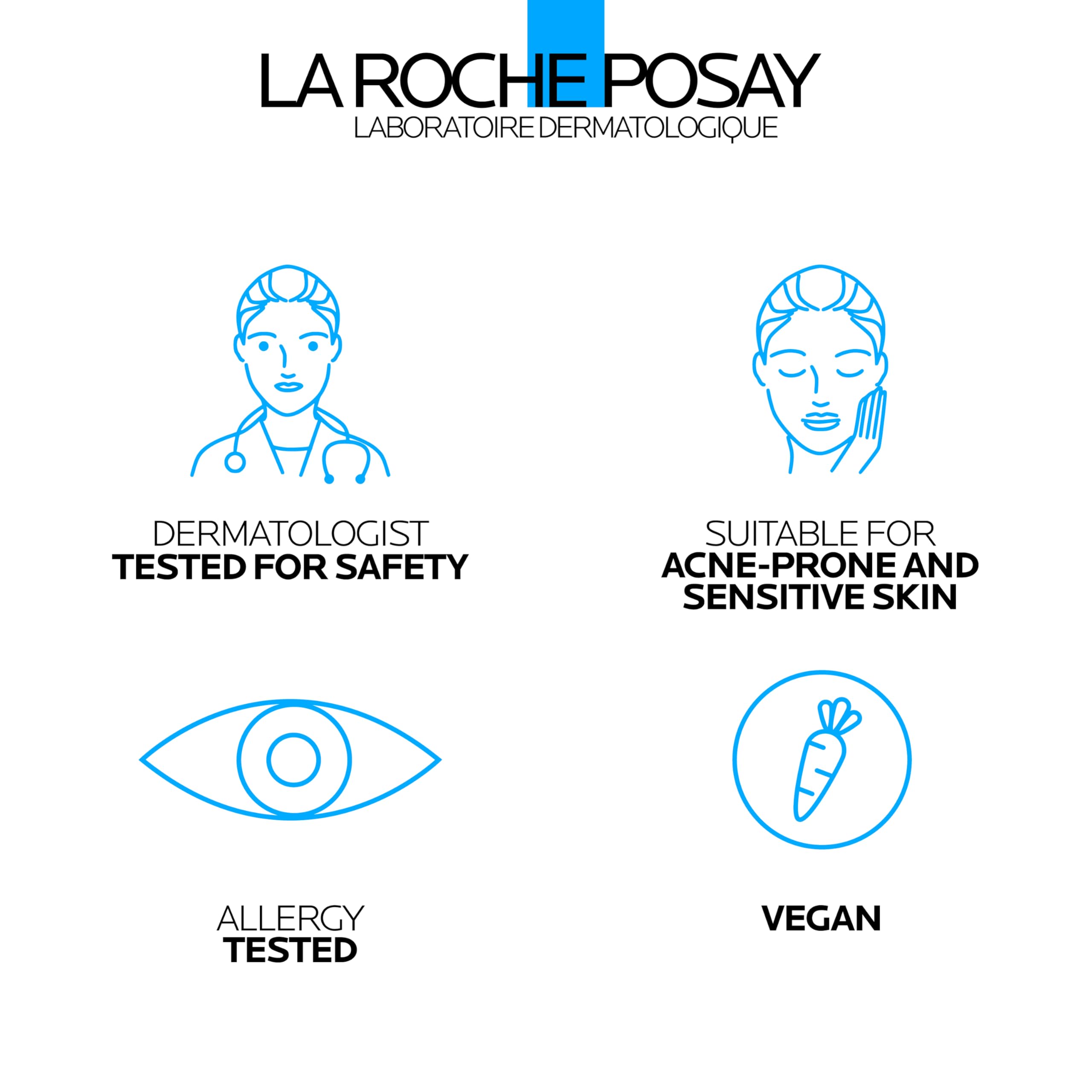 Effaclar parche dermatológicamente probado para piel propensa a imperfecciones.