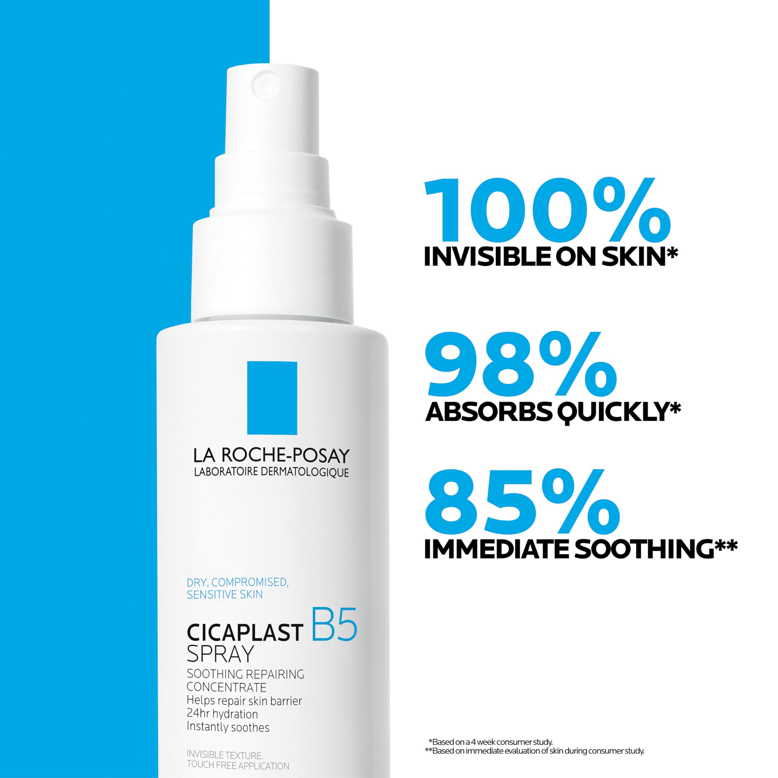 La Roche-Posay Thermal Spring Water bottle with minerals for soothing feel.
