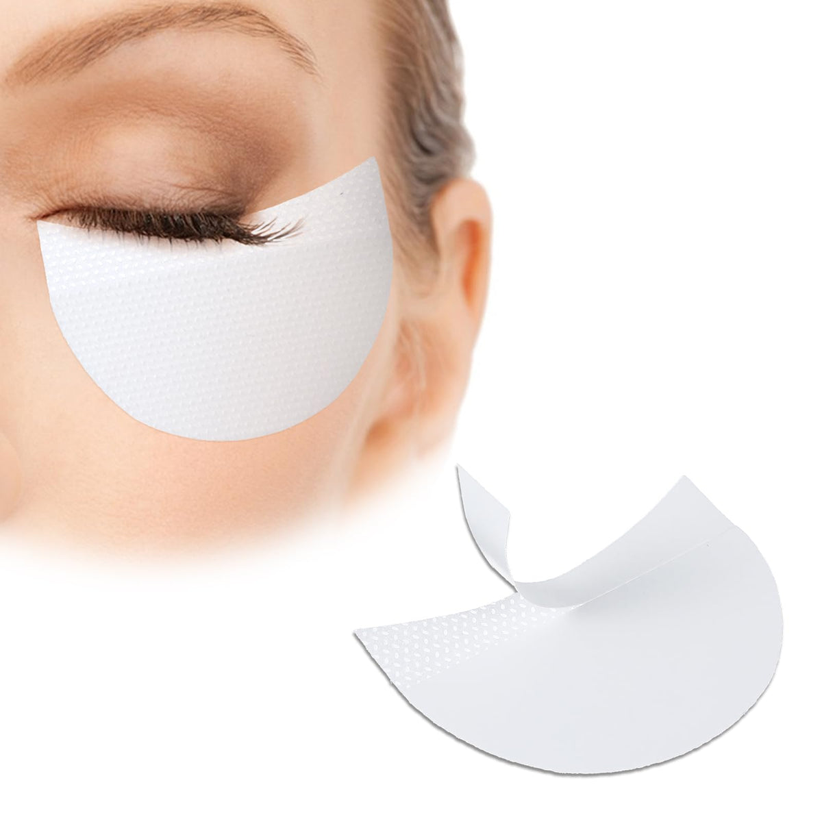 Larrel escudos de sombras para ojos en media luna, ideal para delinear pestañas.