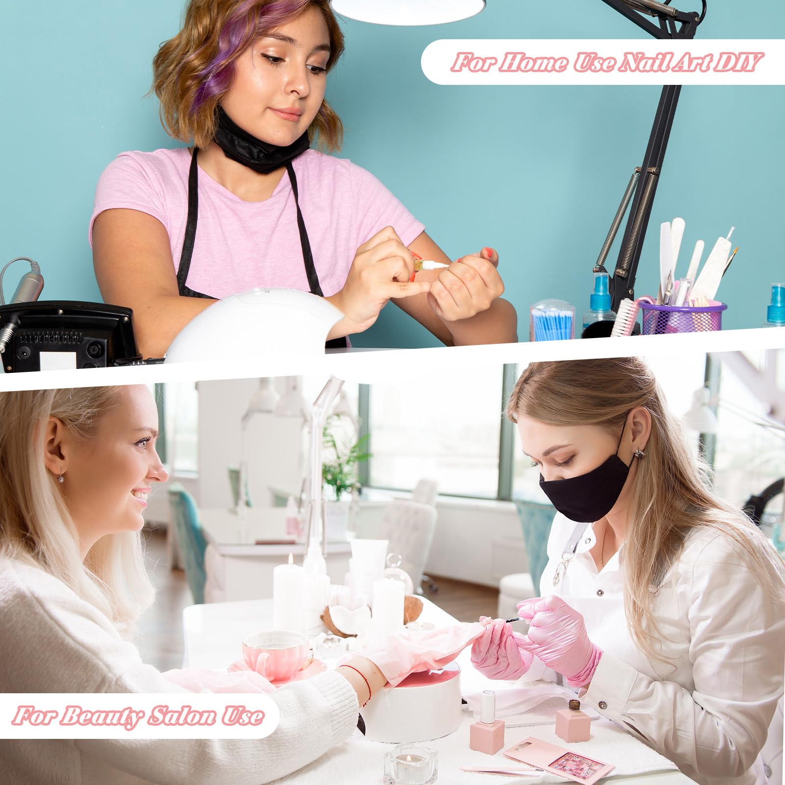 Larrel uso versátil para uñas naturales, postizas y gel.