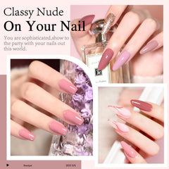 Larvall Beautpal acabado brillante y duradero en uñas