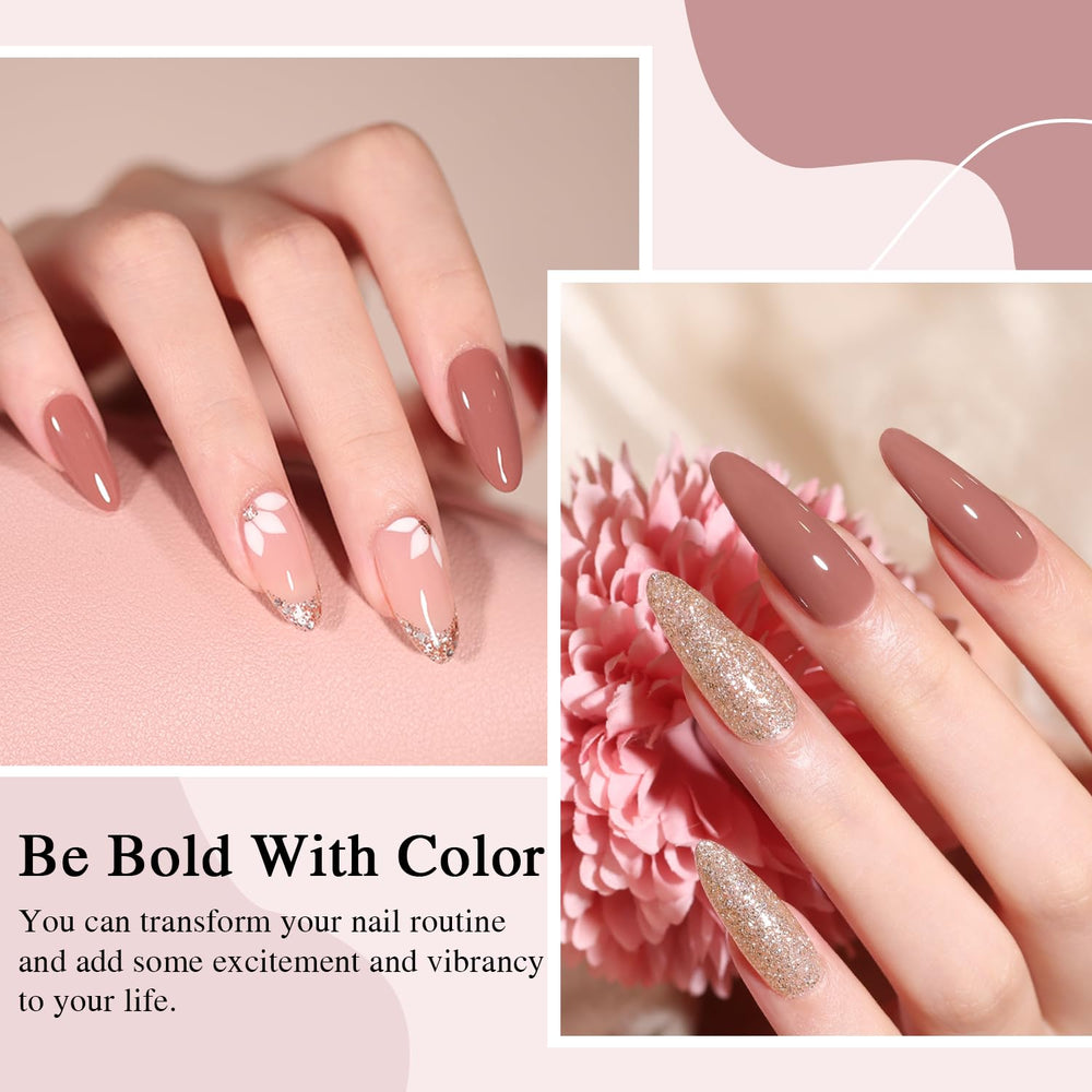 Larvall Beautpal aplicación fácil de esmalte gel nude
