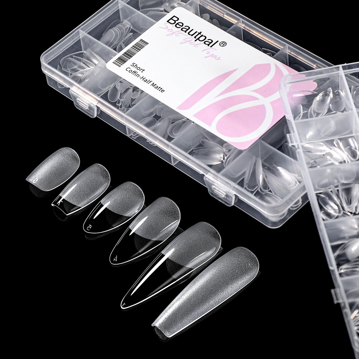 Larvall BEAUTPAL puntas resistentes para mantener uñas extendidas y cuidadas.