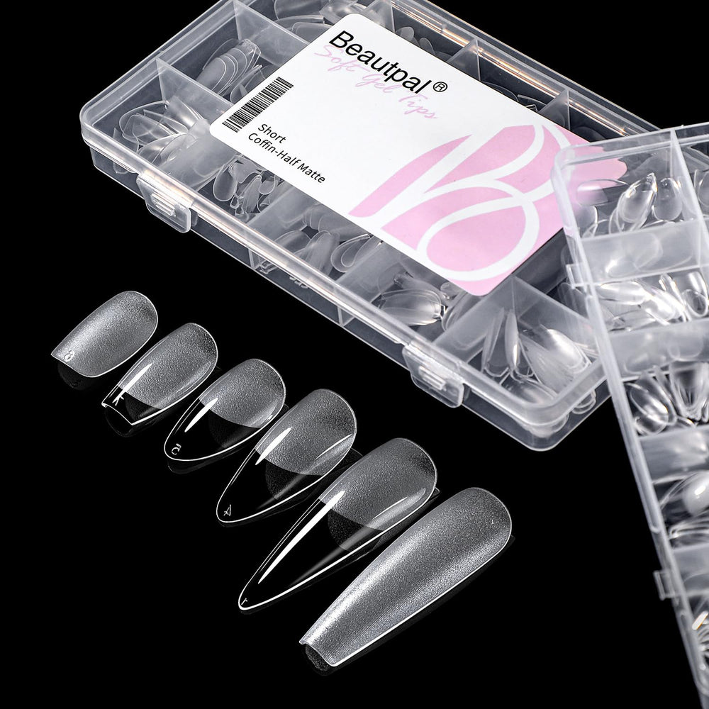 Larvall BEAUTPAL puntas resistentes para mantener uñas extendidas y cuidadas.