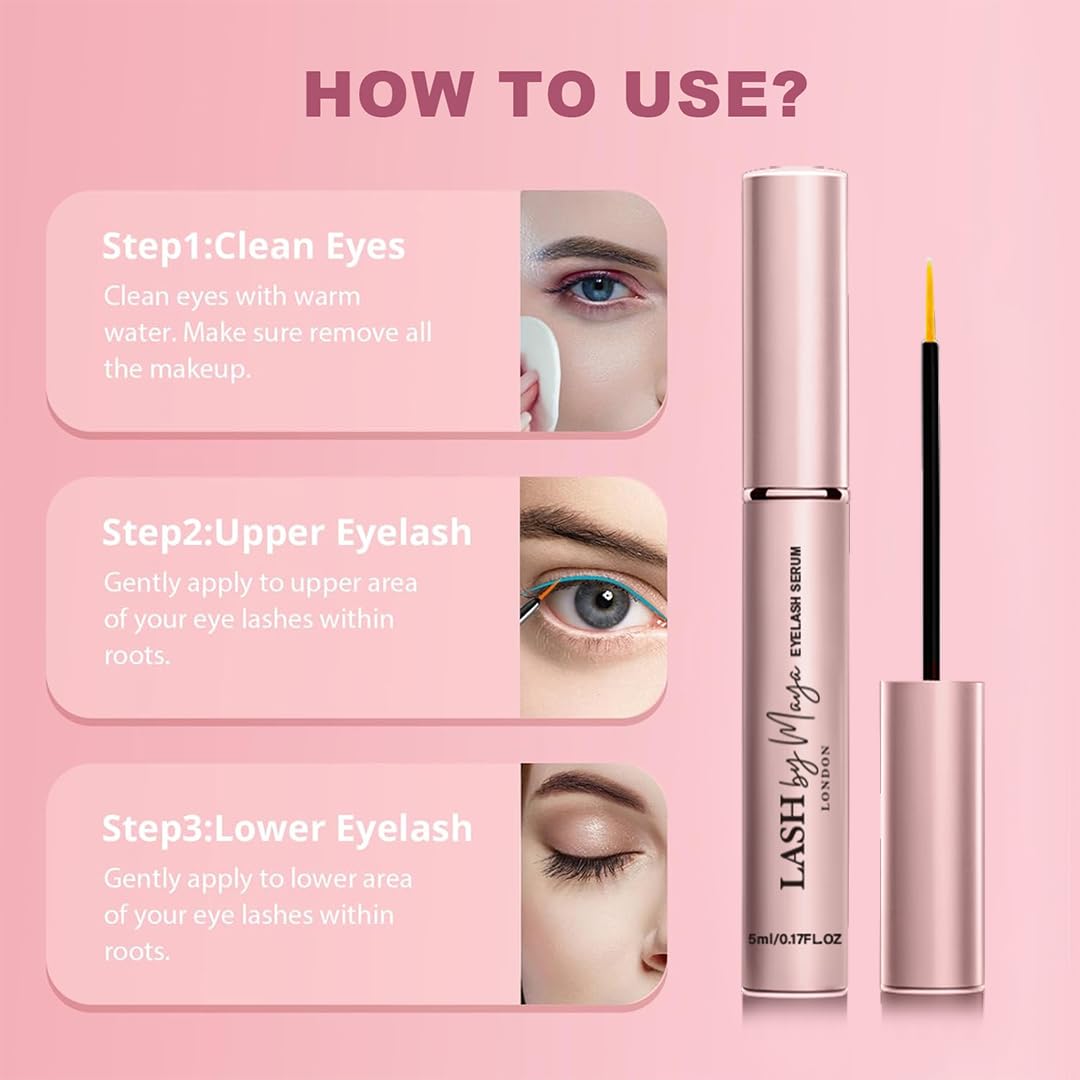 Lash by Maya Serum aplicador suave para uso diario