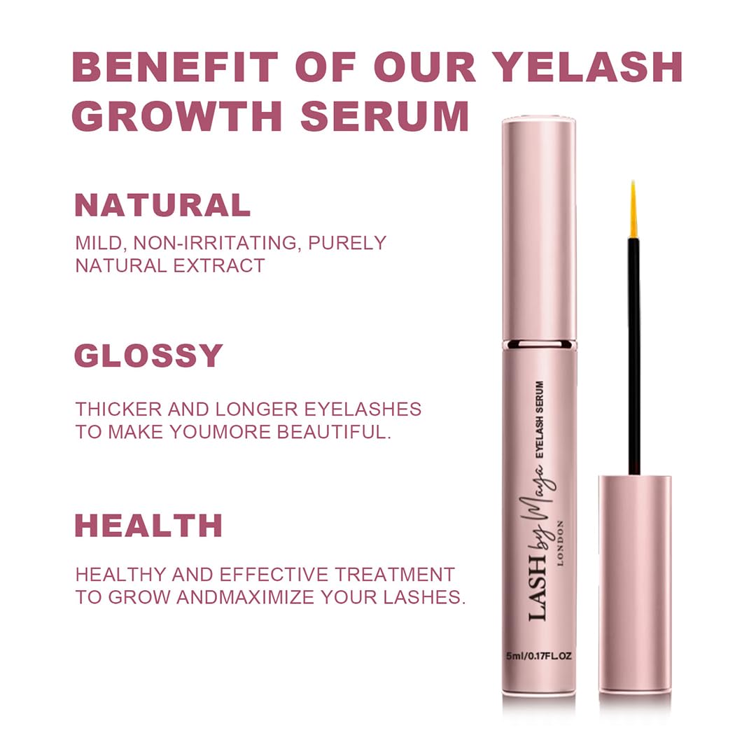 Lash by Maya Serum ofrece pestañas más densas con aspecto natural