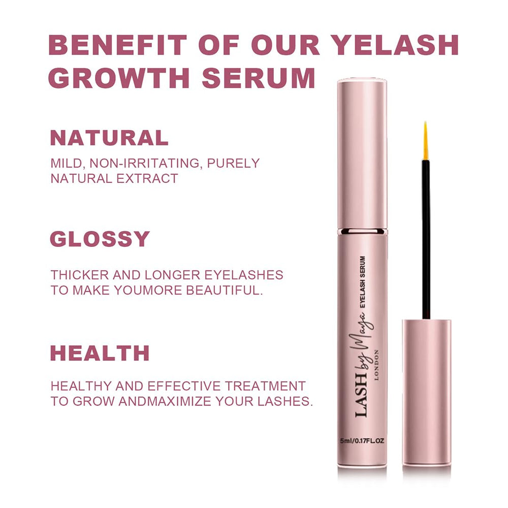 Lash by Maya Serum ofrece pestañas más densas con aspecto natural
