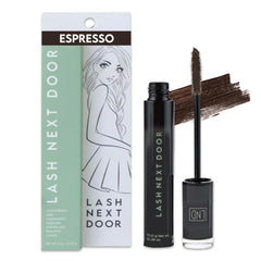 Lash Next Door Espresso Brown, aplicación suave para pestañas definidas
