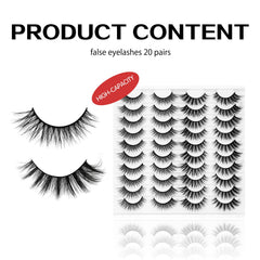 LASHGLSO fluffy strip lashes deliver dramatic volume while remaining feather-light.