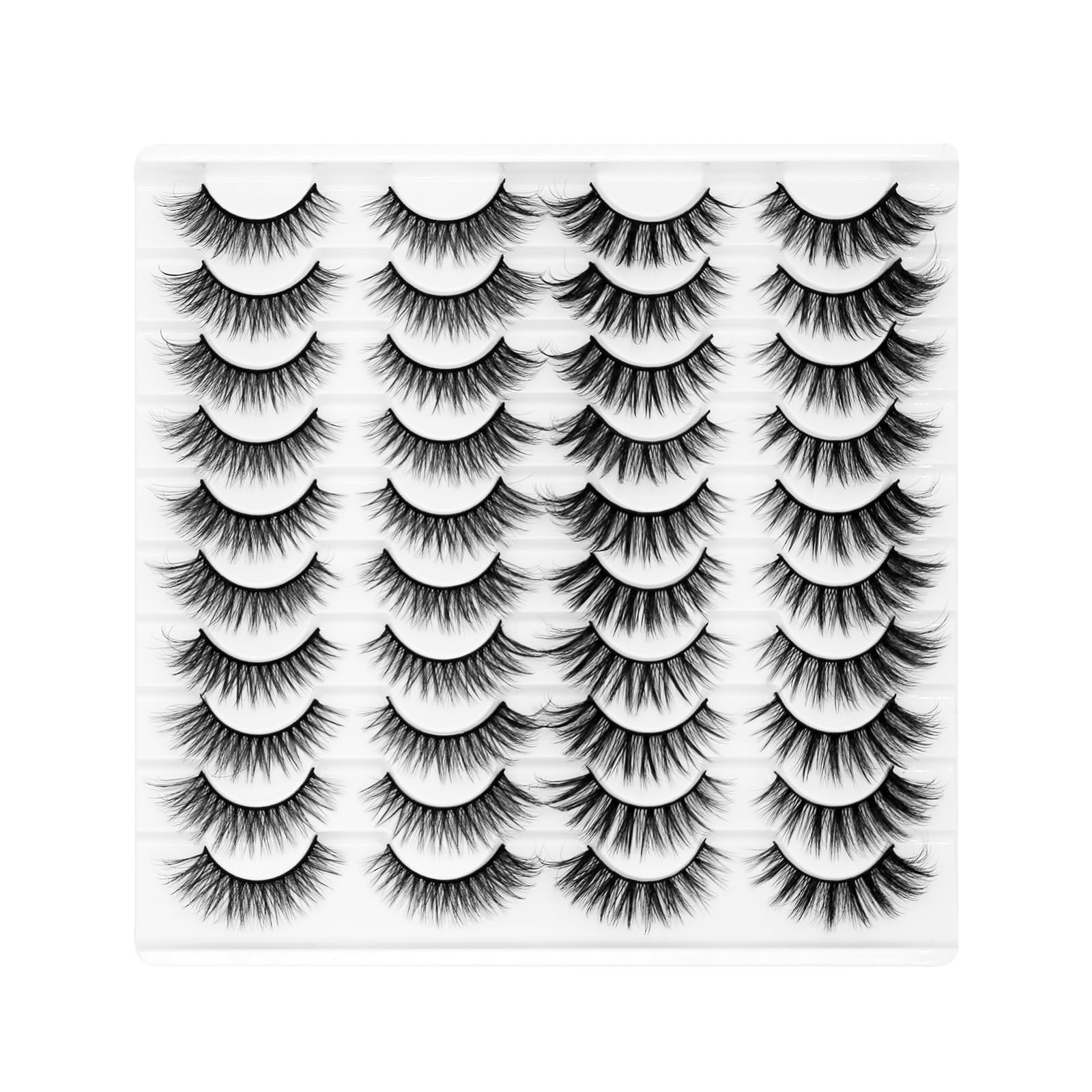 LASHGLSO wispy cat-eye lashes for an eye-opening, lightweight look.