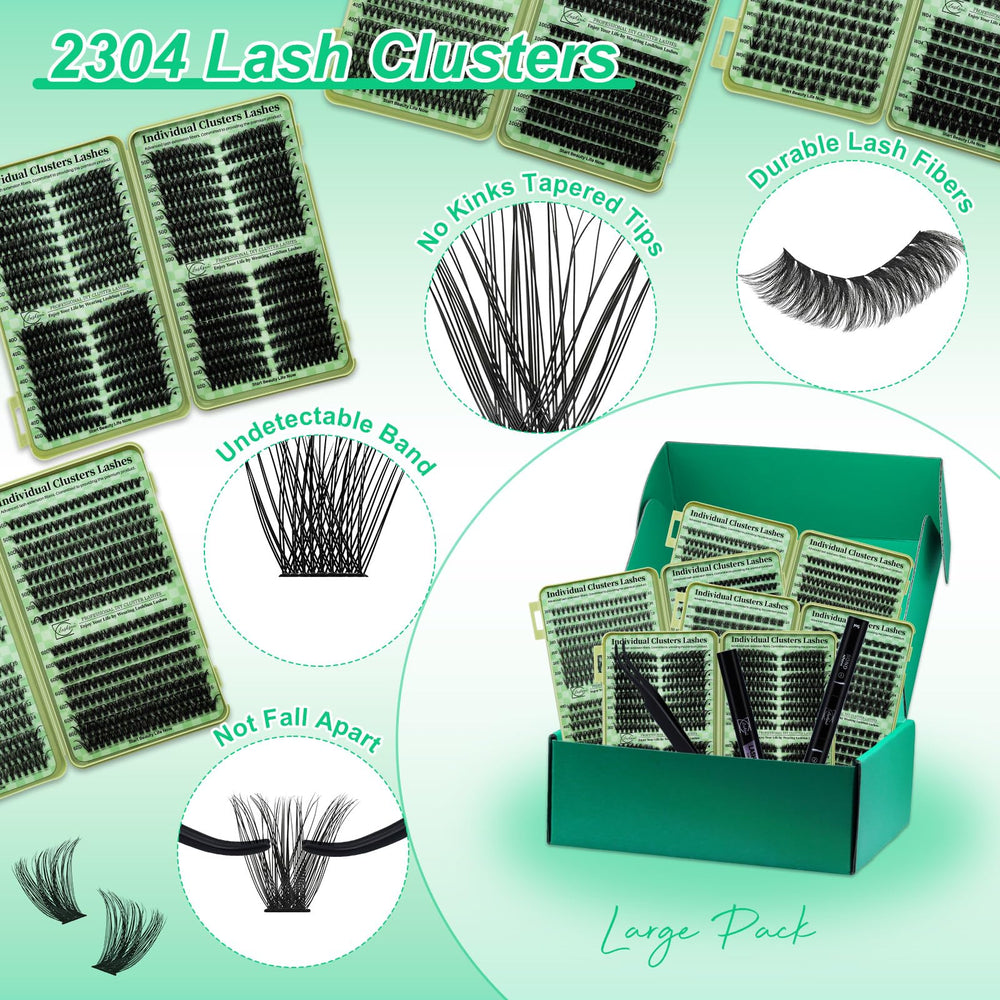 LASHSUN Four-box kit packaging for organized storage and travel.