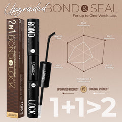 LASHVIEW Bond and Seal precision brush for smooth, clump-free application.