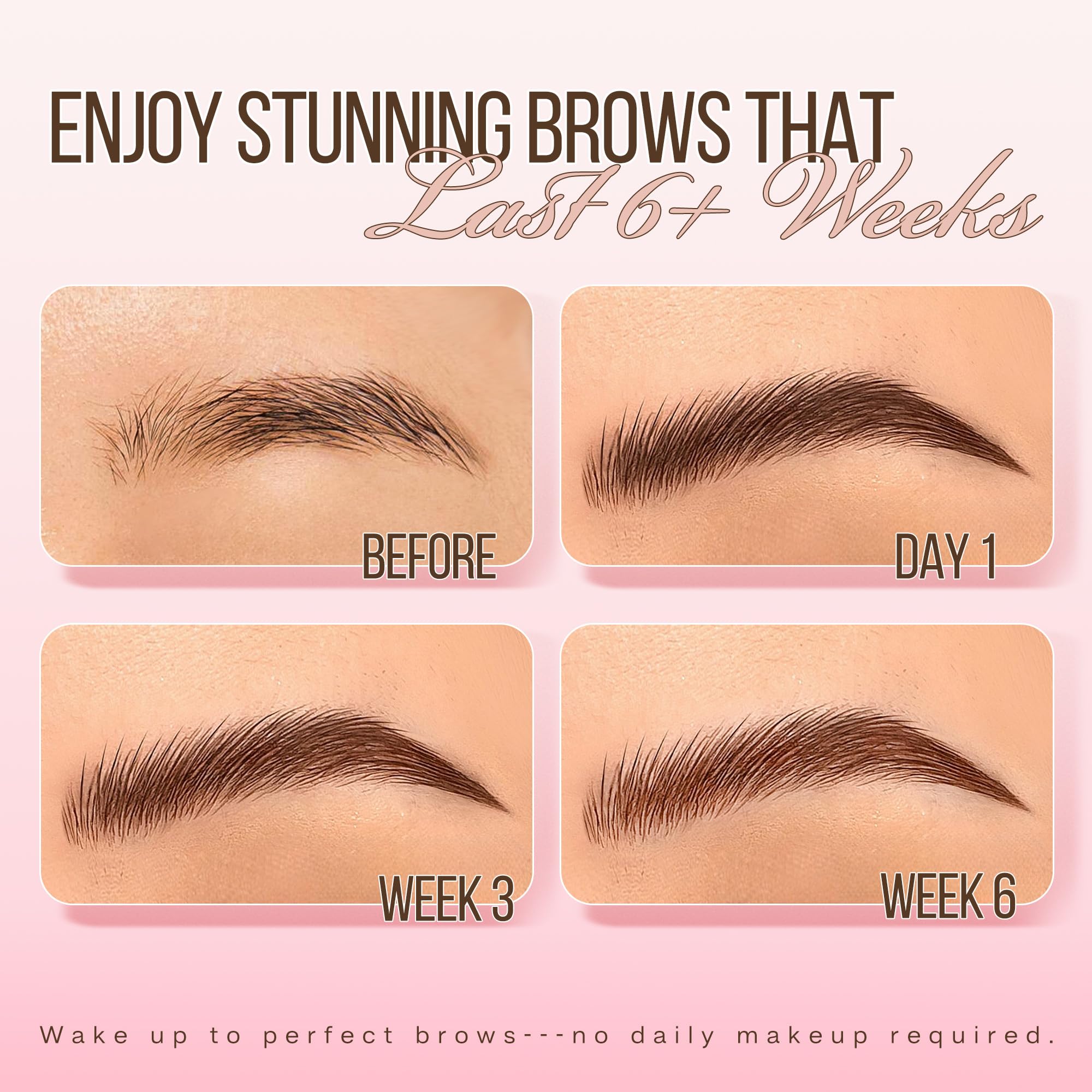 LASHVIEW Brow Color Kit developer-tint mix shows simple 1:1 ratio