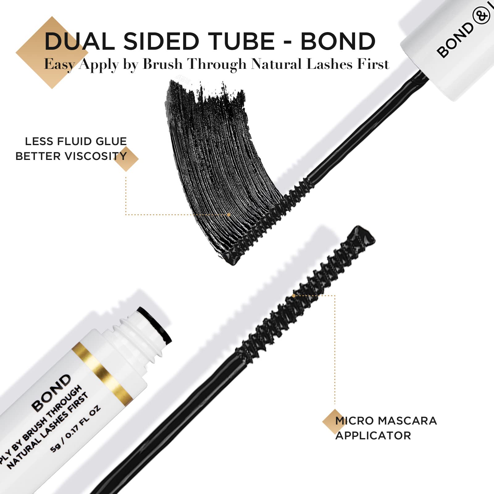 LASHVIEW DIY lash extension bond-seal in action for versatile use.