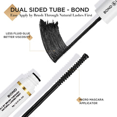 LASHVIEW DIY lash extension bond-seal in action for versatile use.