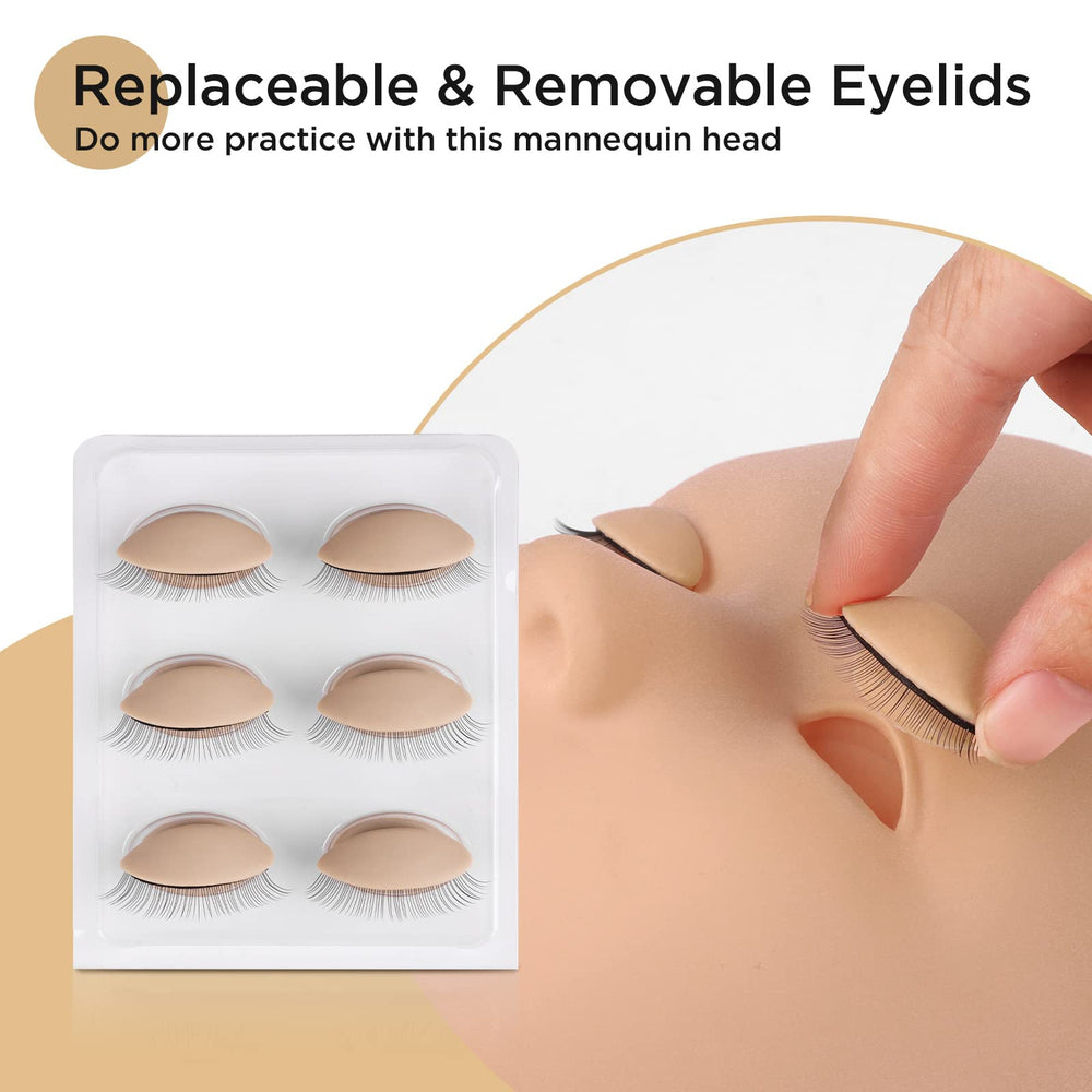 LASHVIEW easy-clean design supports quick removal after practice