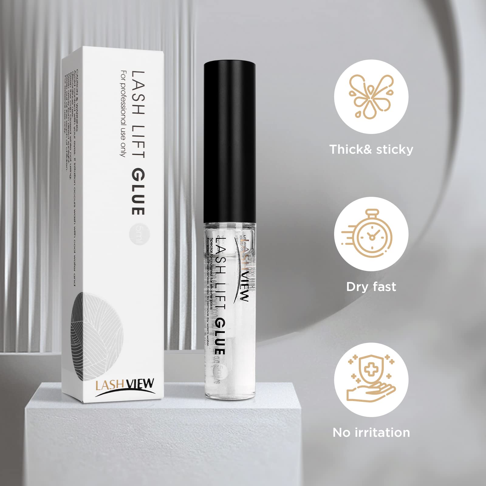 LASHVIEW lash lift glue packaging keeps supplies organized and ready