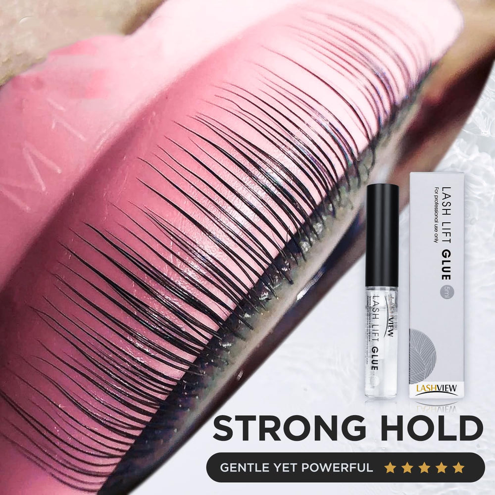 LASHVIEW lash lift glue precision applicator enabling controlled adhesive placement
