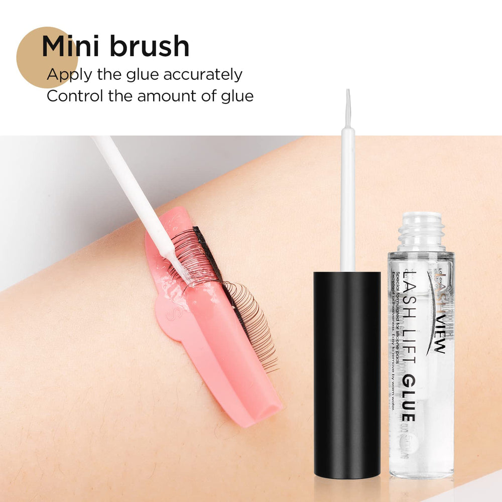 LASHVIEW lash lift glue water removal allows gentle cleanup