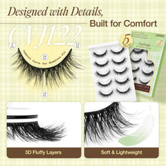 LASHVIEW lightweight band lashes delivering all day comfort