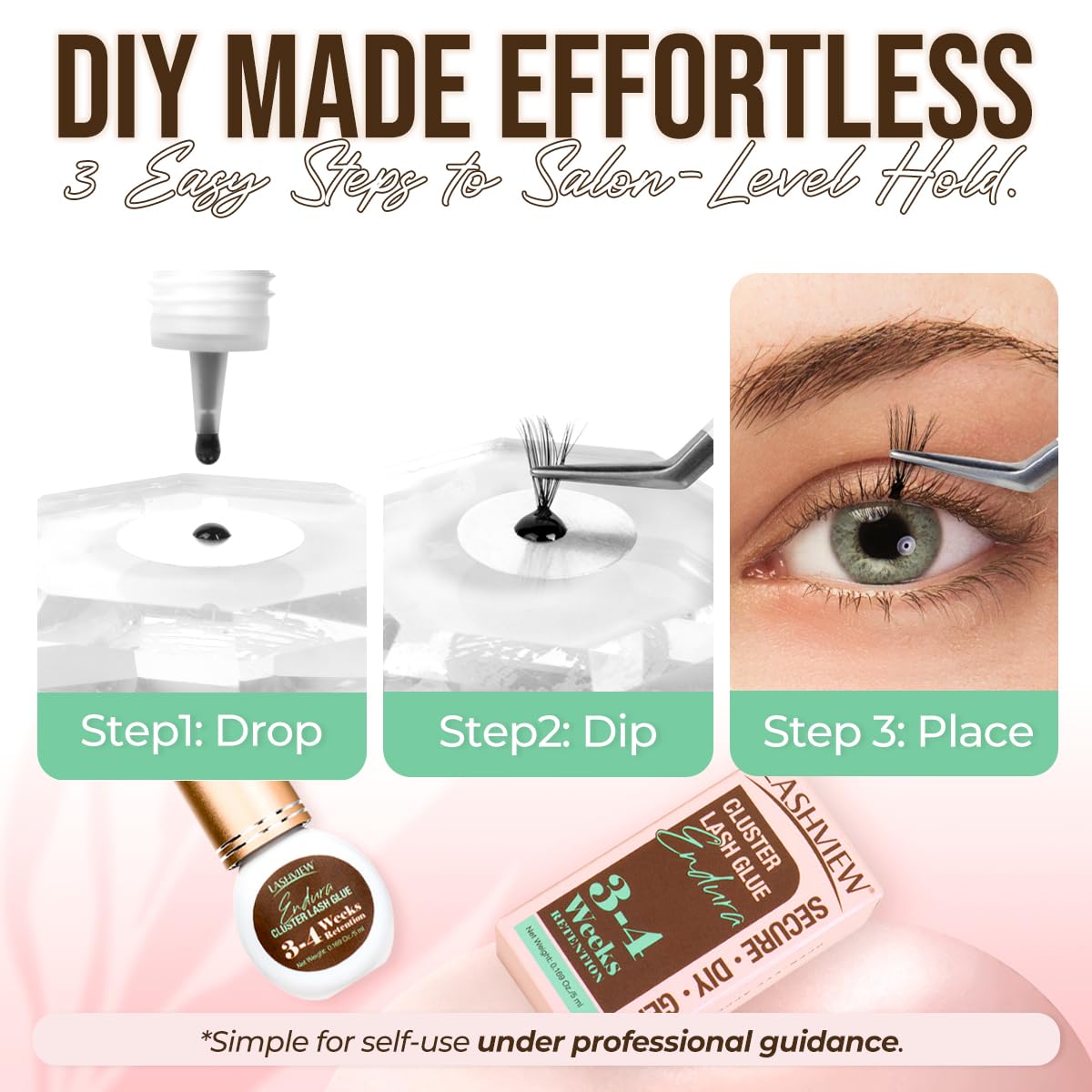 LASHVIEW professional-use setup with guidance for safe use.