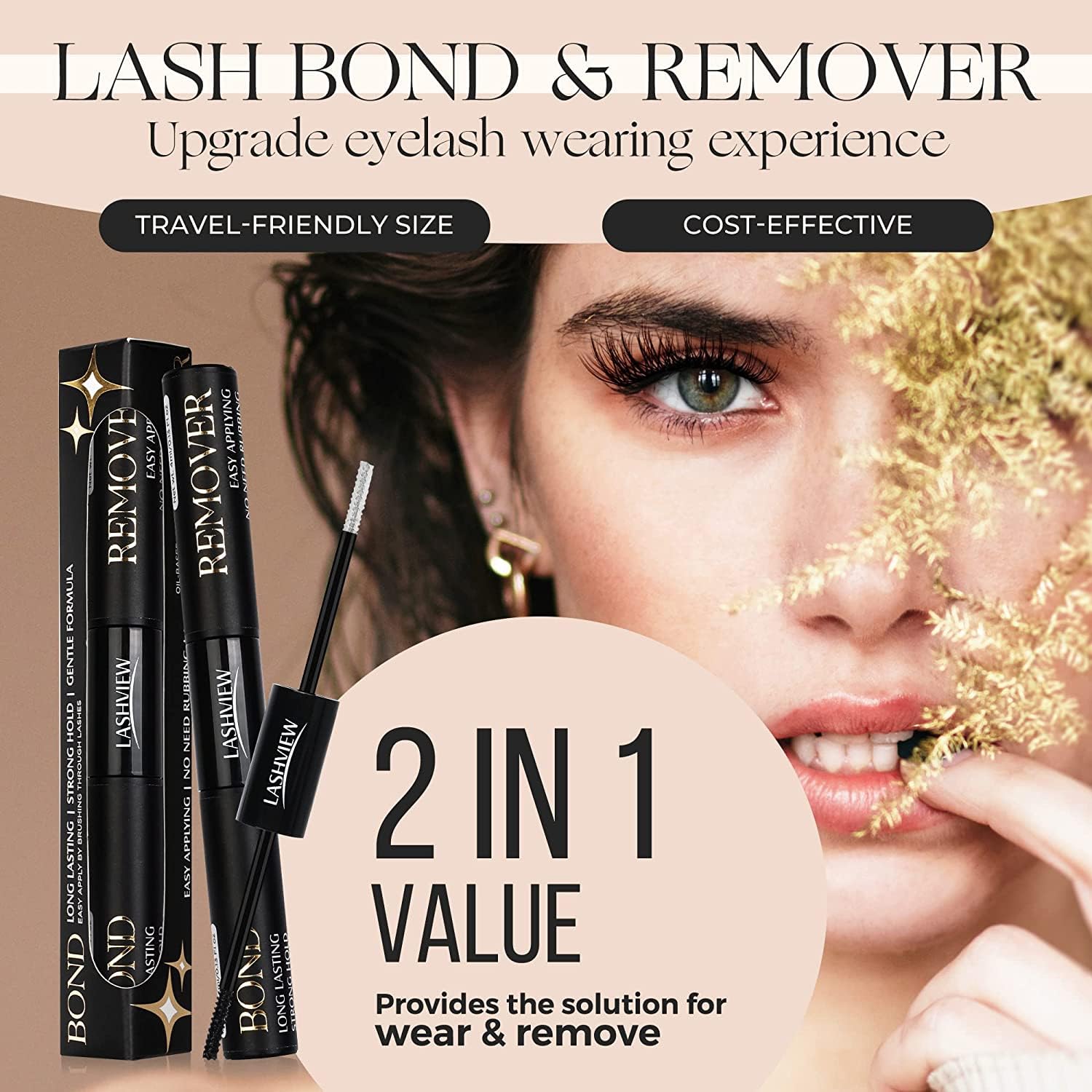 LASHVIEW remover bottle for fast, gentle removal