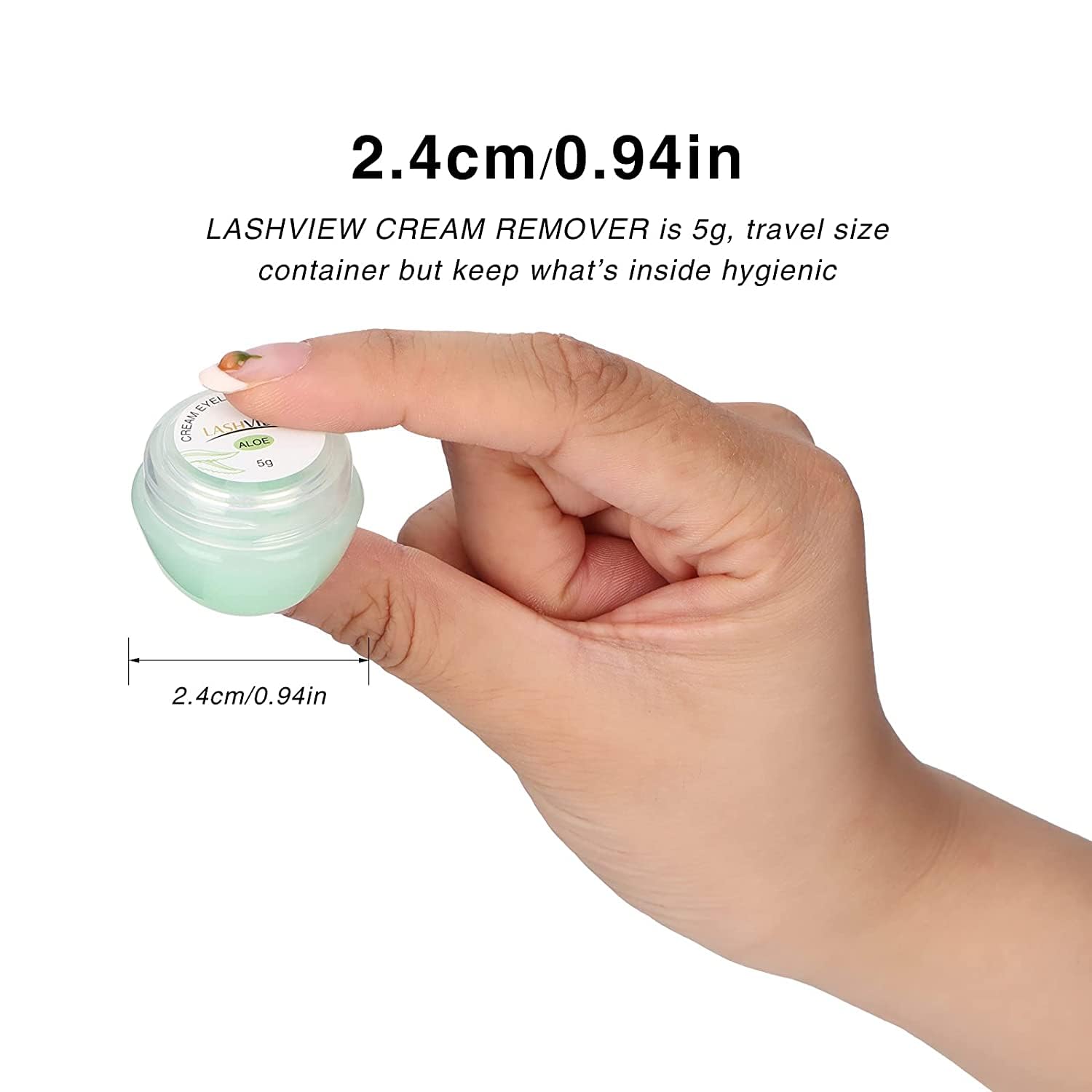 LASHVIEW salon-use remover image illustrating professional control