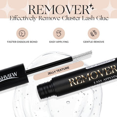 LASHVIEW waterproof formula helps lashes stay put in rain or sweat
