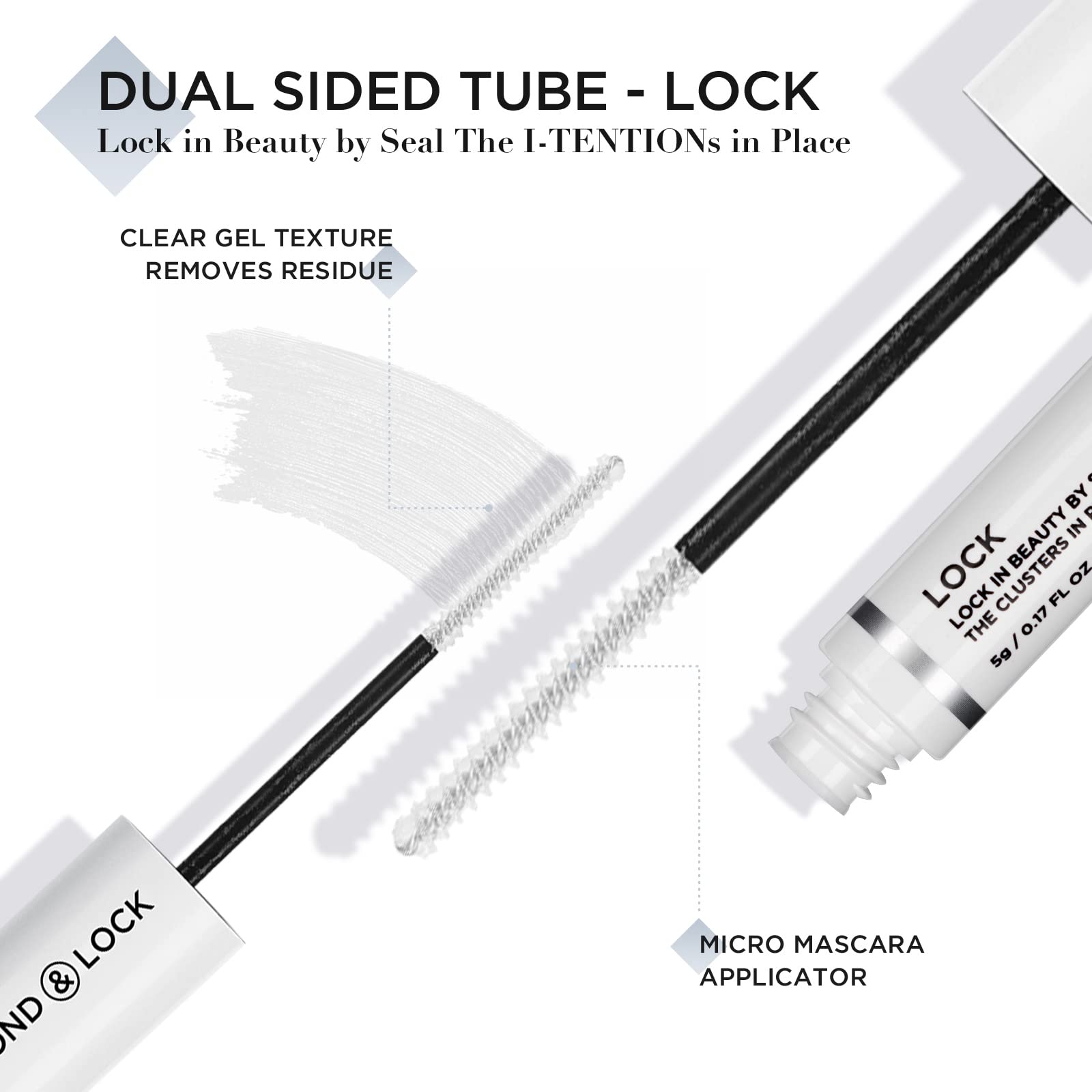 LASHVIEW waterproof lash glue close-up showing durable hold.