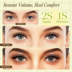 LASHVIEW wispy cat eye lashes for easy seamless wear