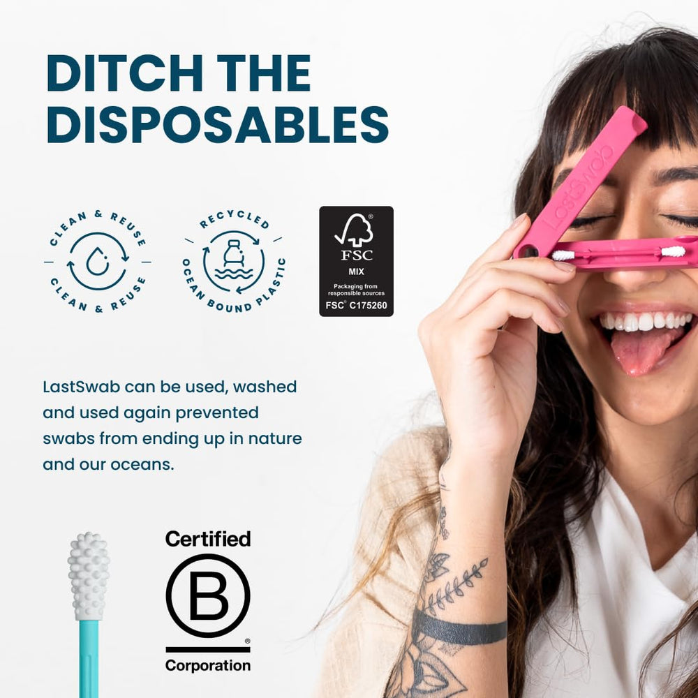 LastSwab easy-to-clean solution with quick drying for daily routines.