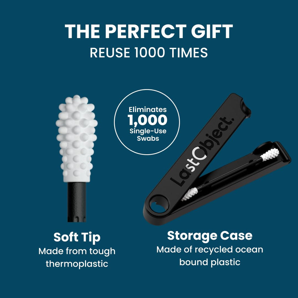 LastSwab zero-waste concept highlighted, eco-friendly alternative to disposables.