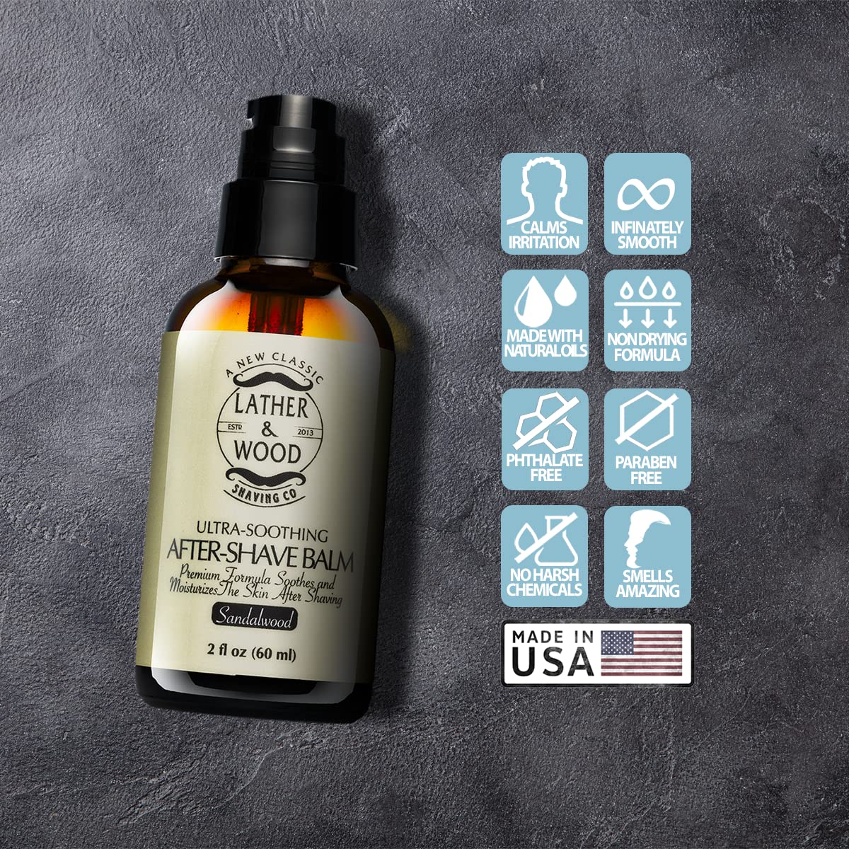 Lather & Wood suitable for sensitive skin and everyday routine