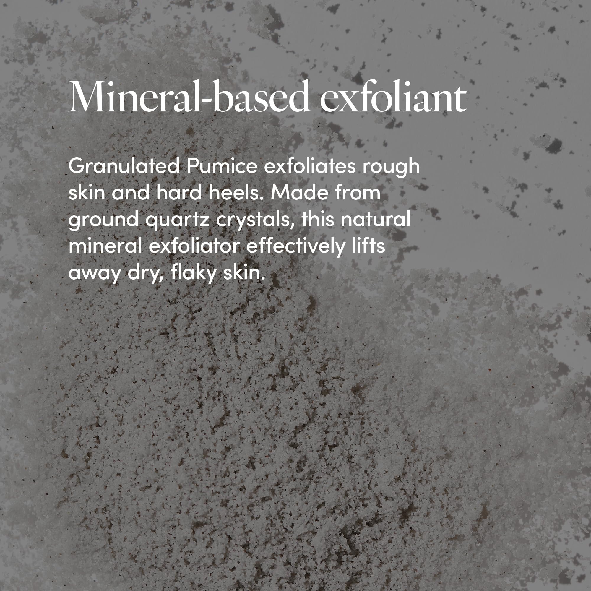 LATHER reparación de talones agrietados con exfoliante suave.
