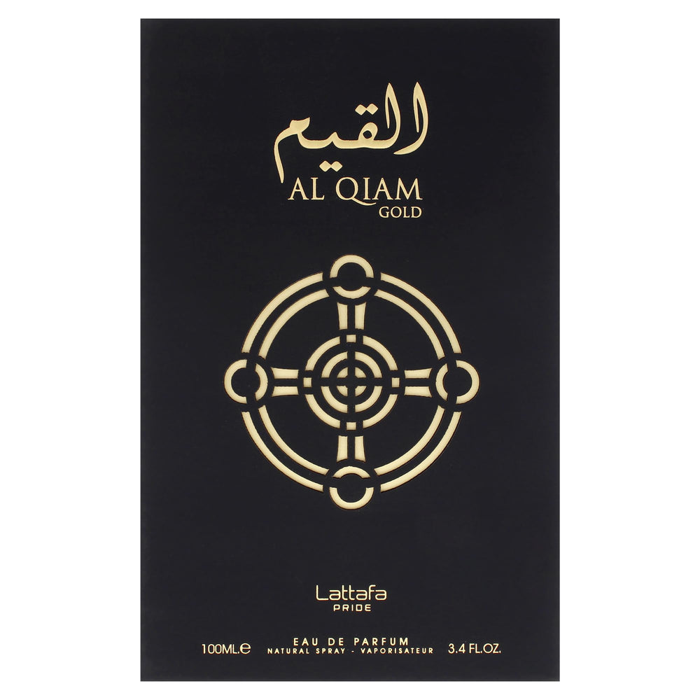 Lattafa Al Qiam Gold oud-detail highlights exotic richness and lasting impression.