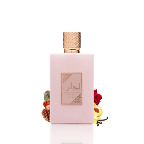 Lattafa Ameerat Al Arab Prive Rose cap detail showing premium finish
