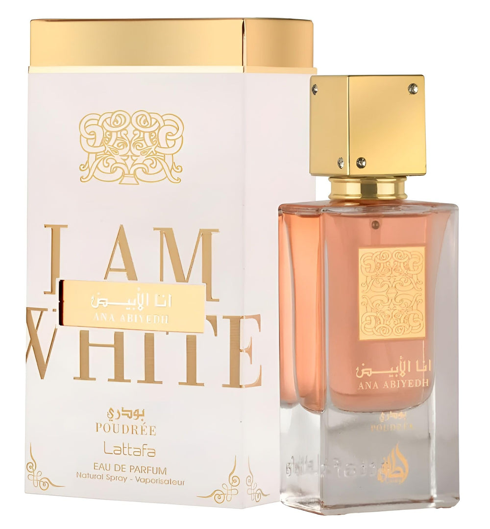 Lattafa Ana Abiyedh Poudree premium packaging hint for gifting