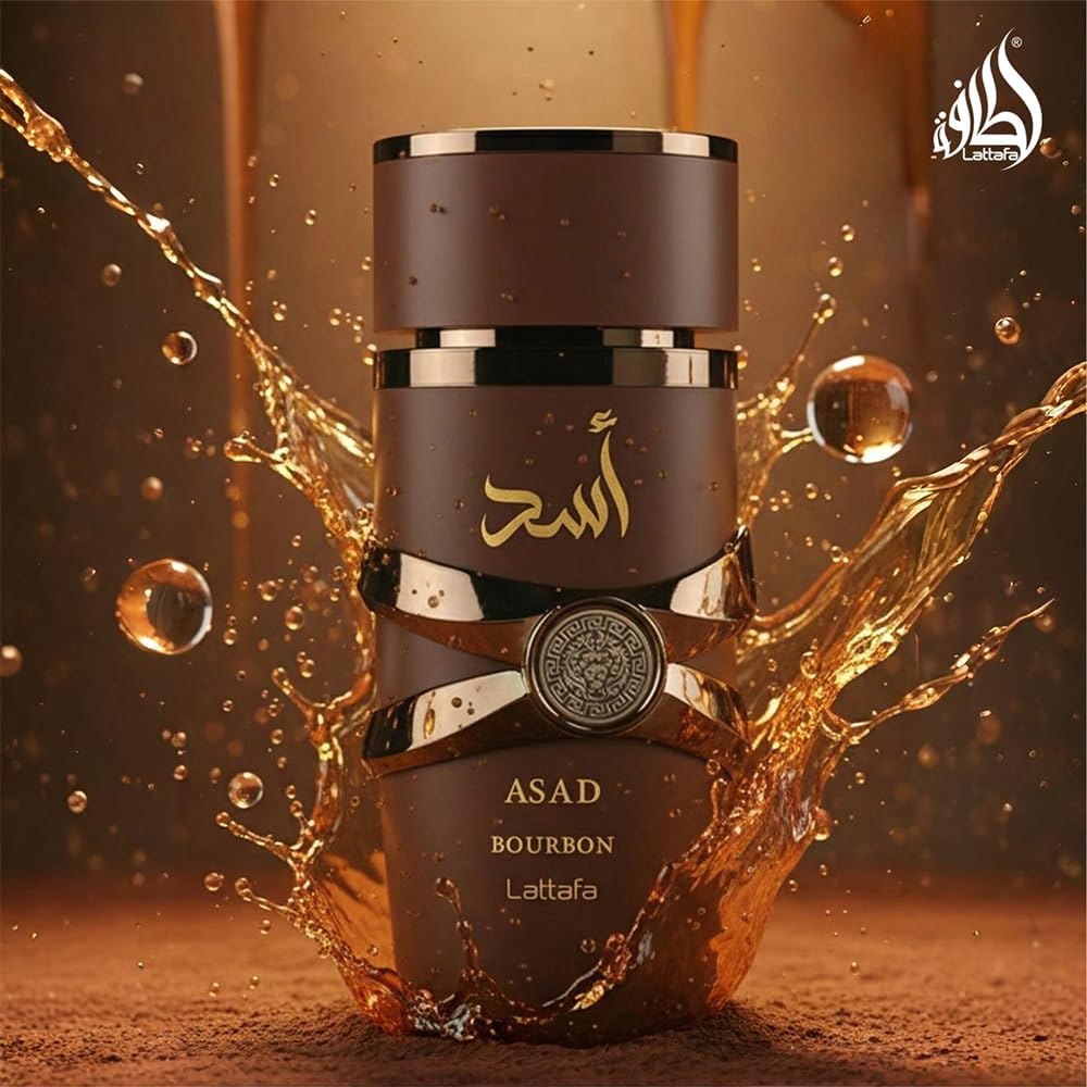 Lattafa Asad Bourbon top notes pink pepper image, bright opening hint