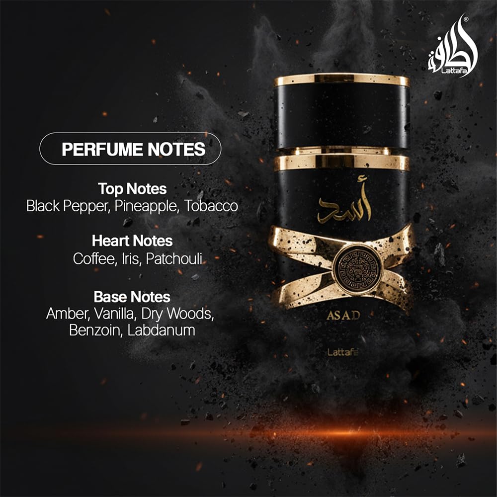 Lattafa Asad unisex perfume suitable for both casual and formal settings