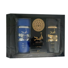 Asad Zanzibar bottle at angle shows sea breeze notes and vanilla warmth for bold days
