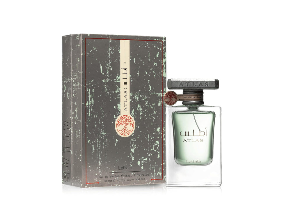 Lattafa Atlas close-up cap reveals premium finish, ideal for gifting.