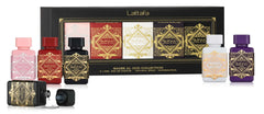 Lattafa Bade’e Al Oud Honor & Glory bottle showing long-lasting sweet-spiced aroma for evenings.