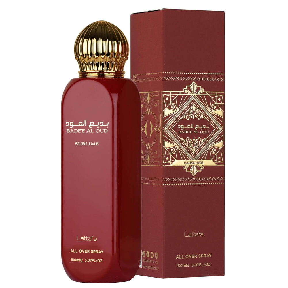 Lattafa Bade'e Al Oud Sublime heart notes of magnolia and jasmine create floral warmth