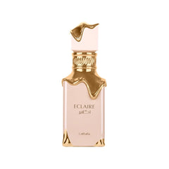 Lattafa Eclaire bottle front shows premium packaging for daily wear.