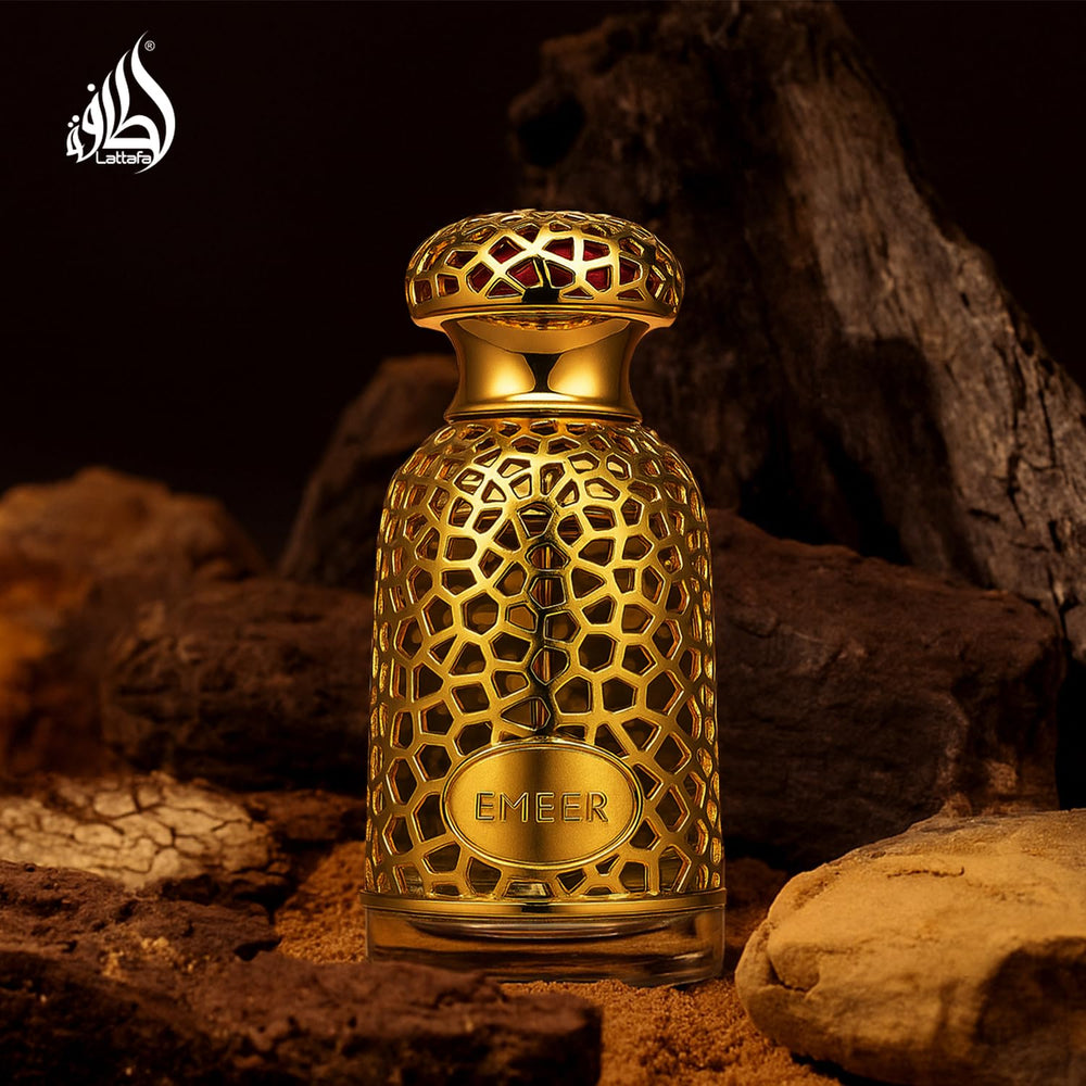 Lattafa Emeer unisex fragrance suitable for both women and men.