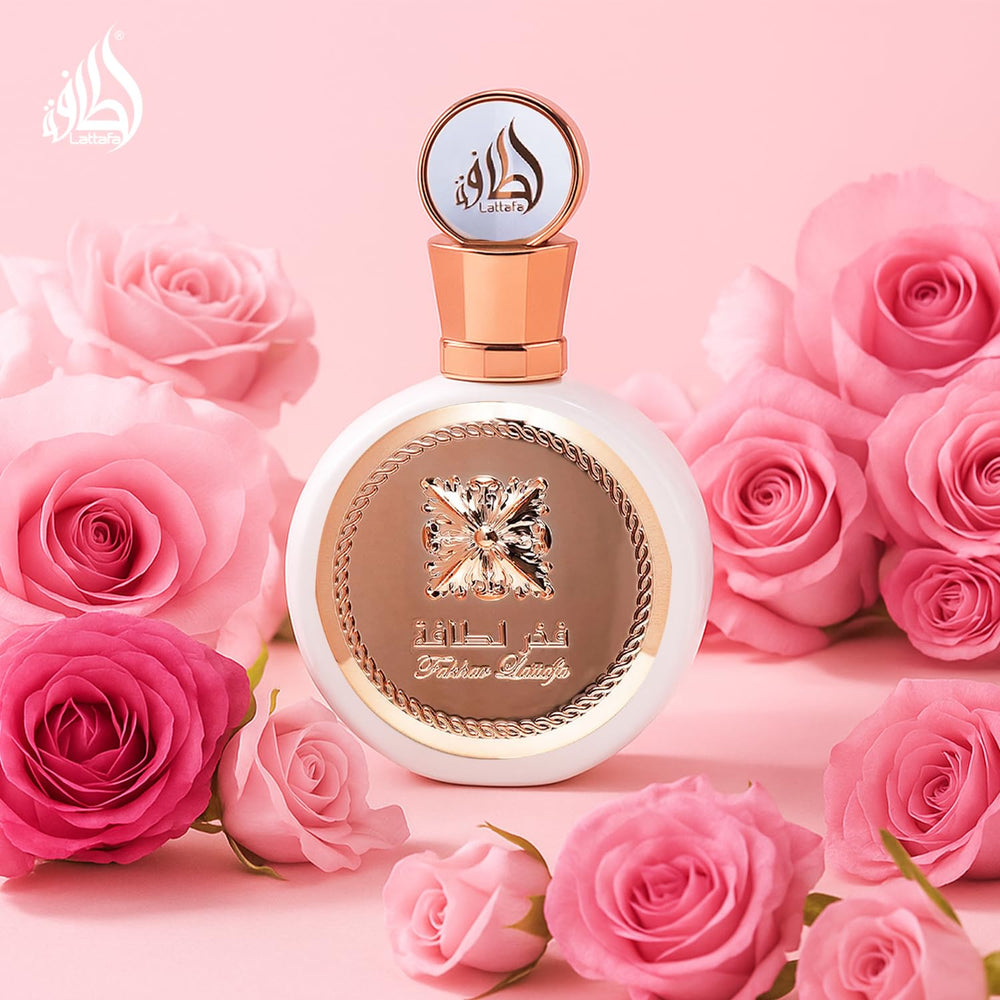 Lattafa Fakhar cap close-up emphasizing refined bottle details and brand presence.
