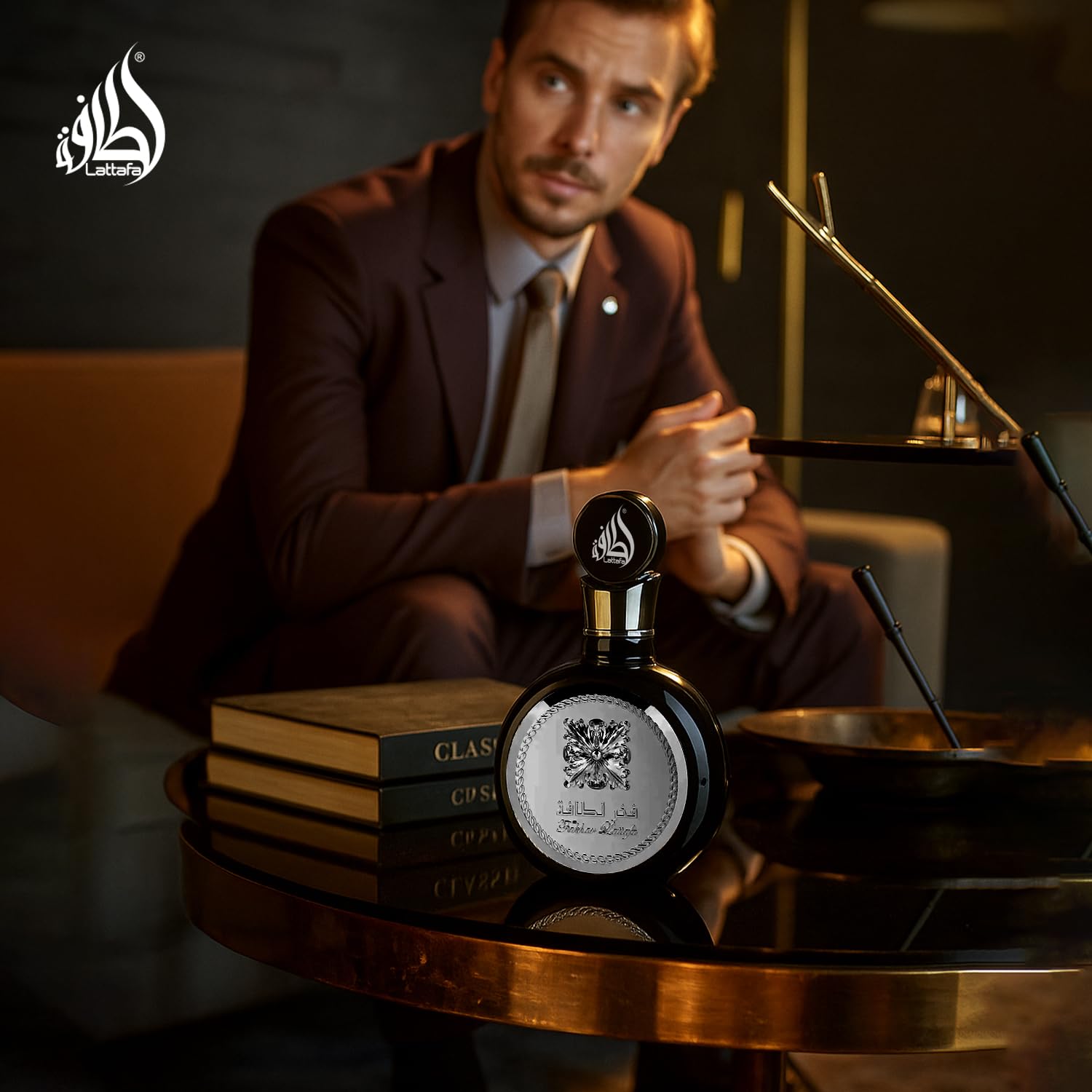 Lattafa Fakhar elegant bottle with matte finish suggests sophistication