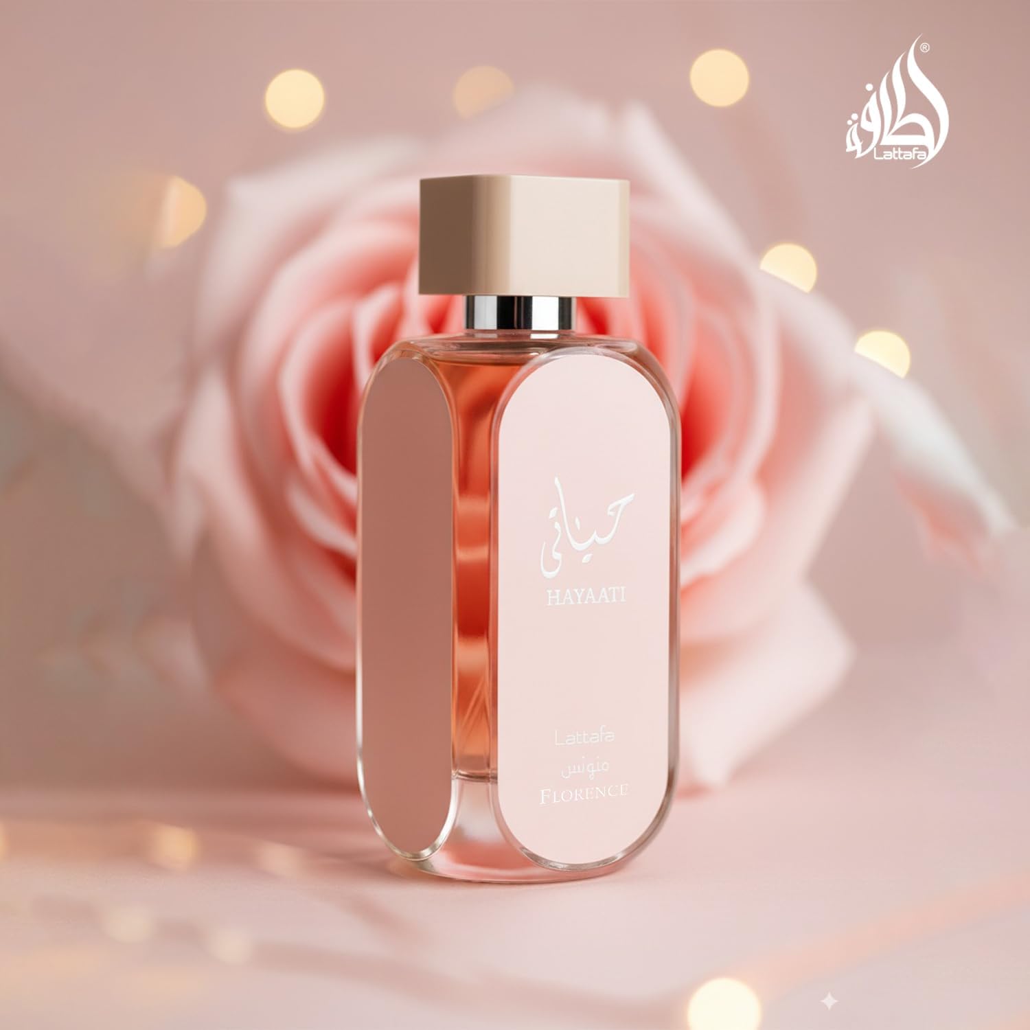Lattafa Hayaati Florence base notes musk amber for depth.