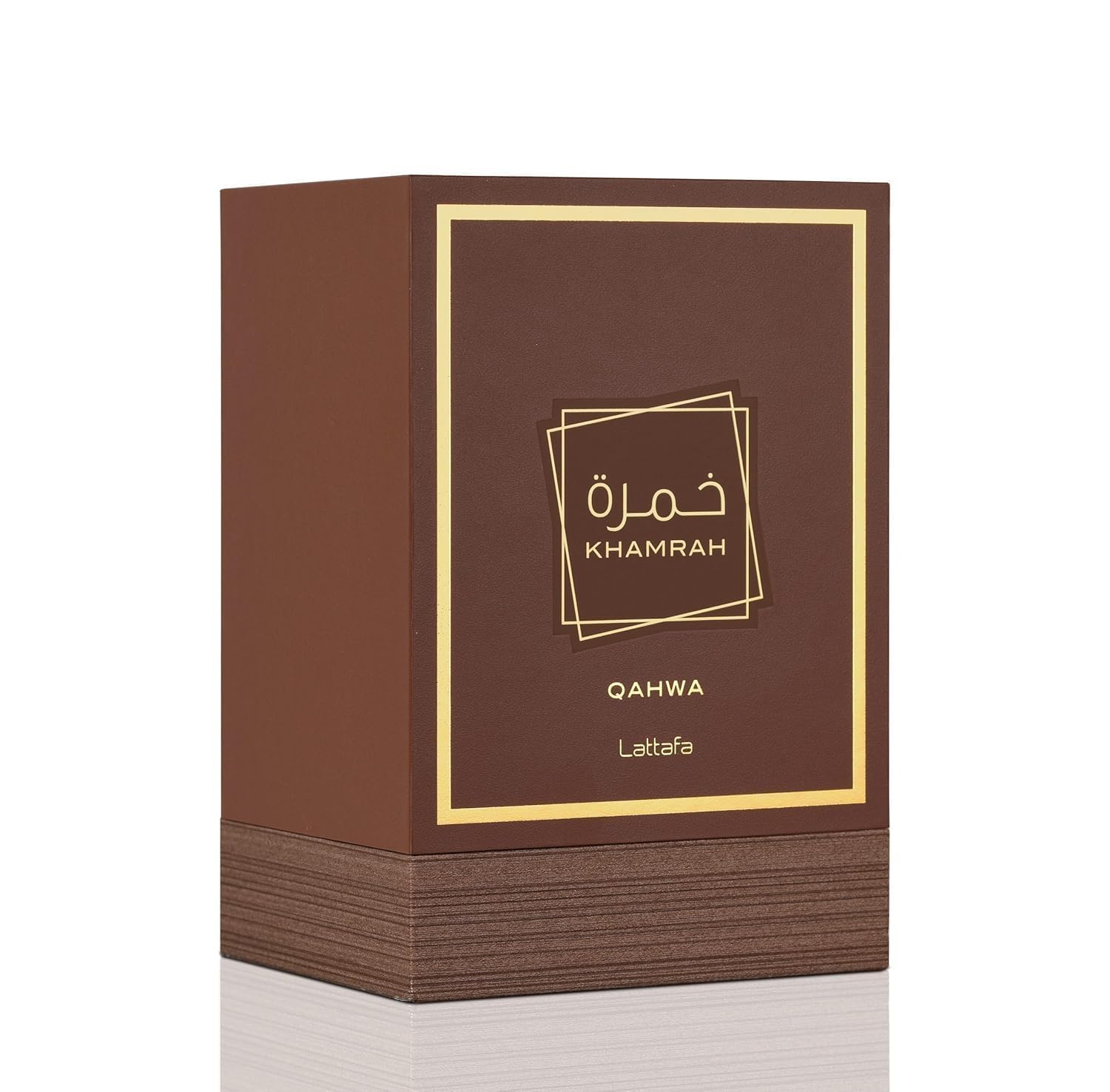 Lattafa Khamrah Qahwa spice-mix image shows cinnamon and ginger notes